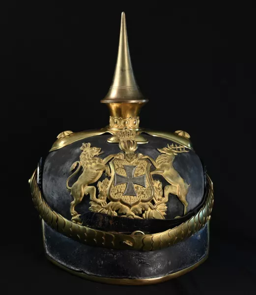 Württemberg 13th Train Reserve Officers Pickelhaube Visuel 1 principal